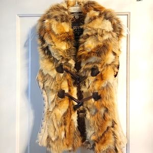 G by Guess faux fur vest